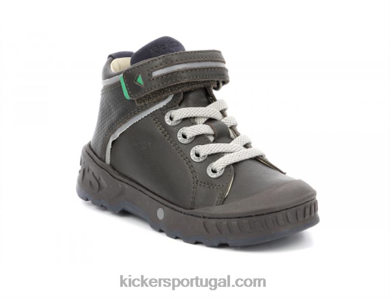 Kickers chutar adolescente outro marrom V24TH970 crianças