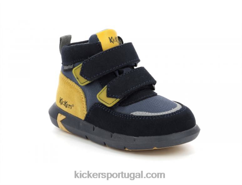 Kickers junibo marinho outro V24TH964 crianças