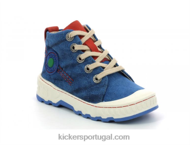Kickers kickrup azul vermelho V24TH930 crianças