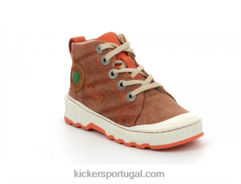 Kickers kickrup camelo laranja V24TH931 crianças