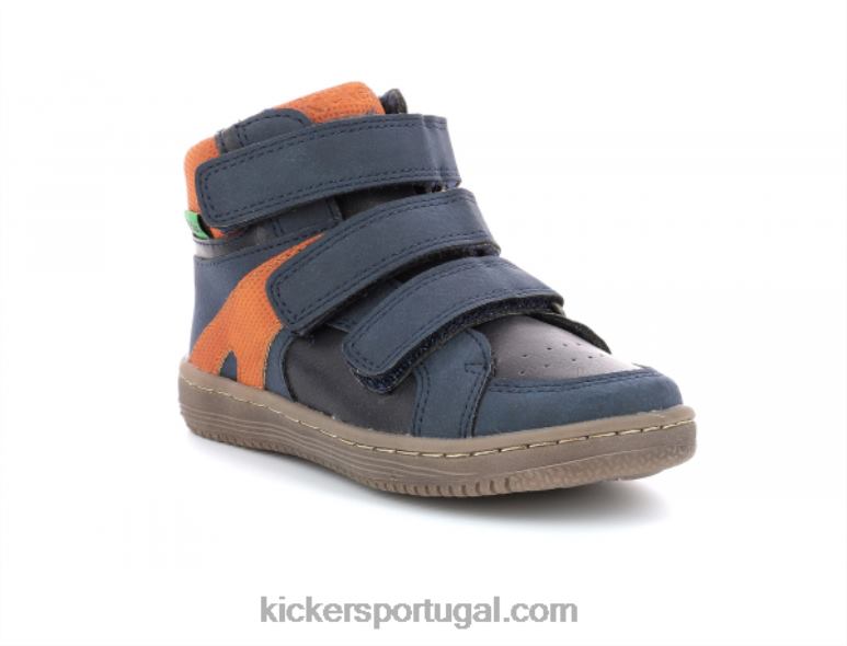 Kickers lohan marinho laranja V24TH953 crianças