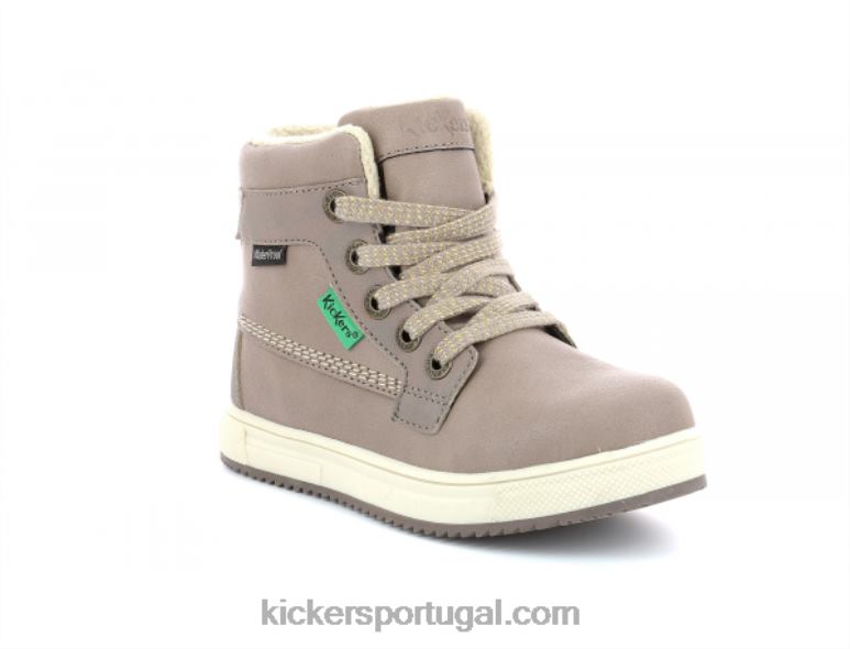 Kickers yepo wpf bege metalizado V24TH992 crianças
