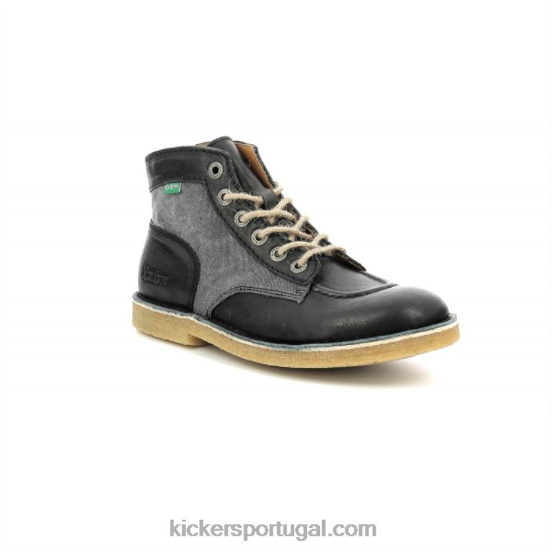 Kickers pontapé lenda preta V24TH363 homens