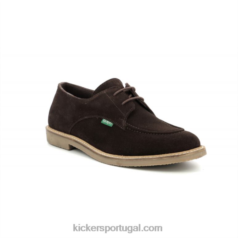 Kickers chute totalmente marrom V24TH330 homens