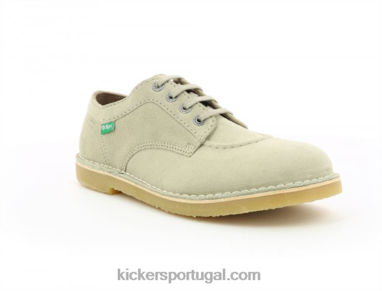 Kickers karma bege claro V24TH337 homens