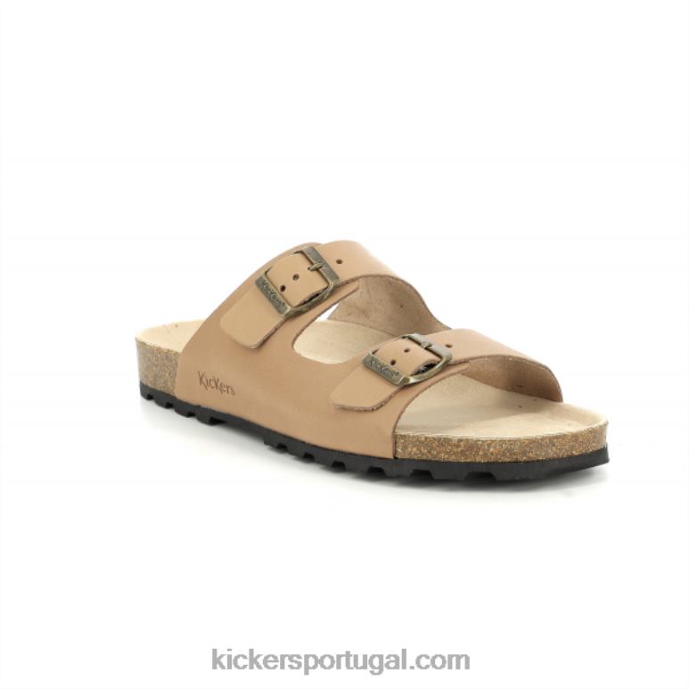 Kickers kick elk bege taupe V24TH294 homens