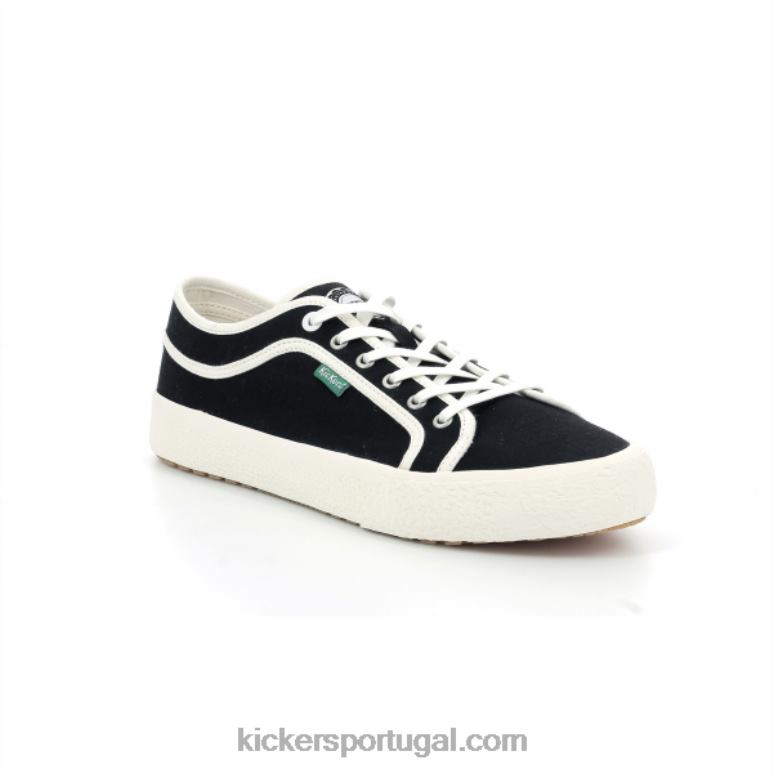 Kickers arveil preto branco V24TH316 homens