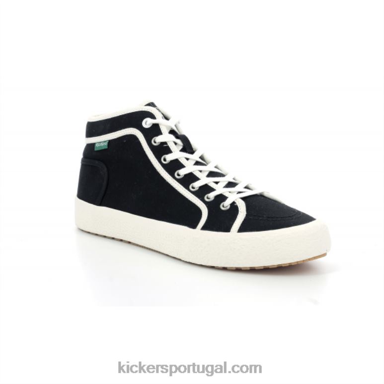 Kickers arveiler preto branco V24TH313 homens