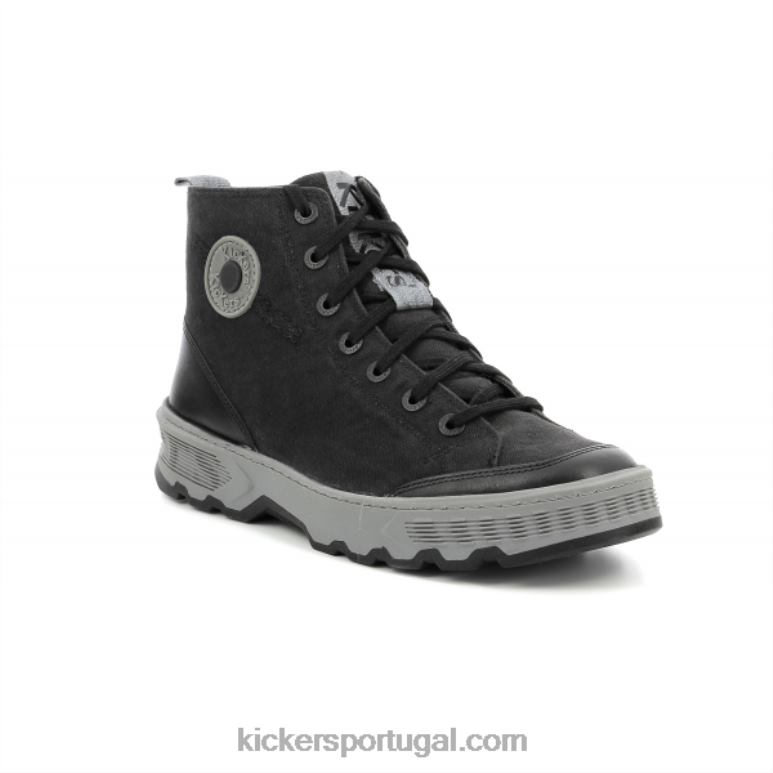 Kickers chute preto V24TH308 homens