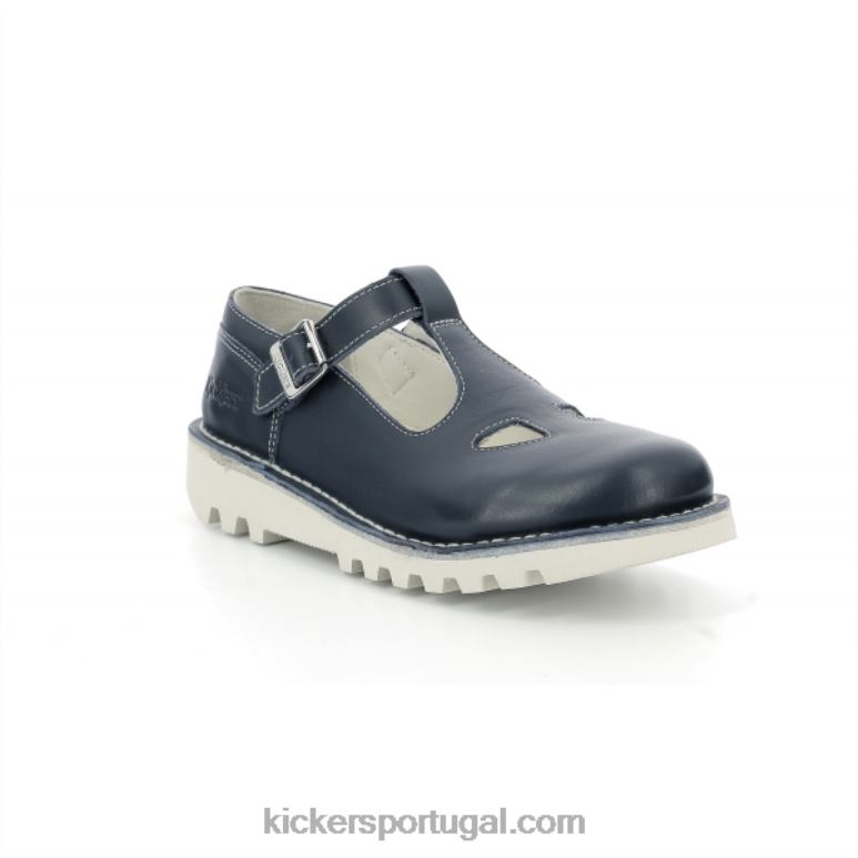 Kickers chute mary jane azul V24TH134 mulheres