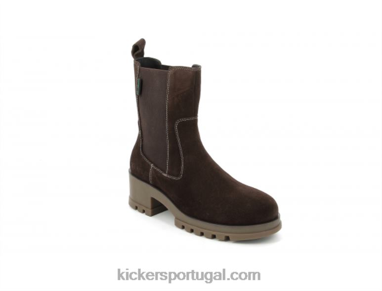 Kickers chutar marrom feliz V24TH213 mulheres