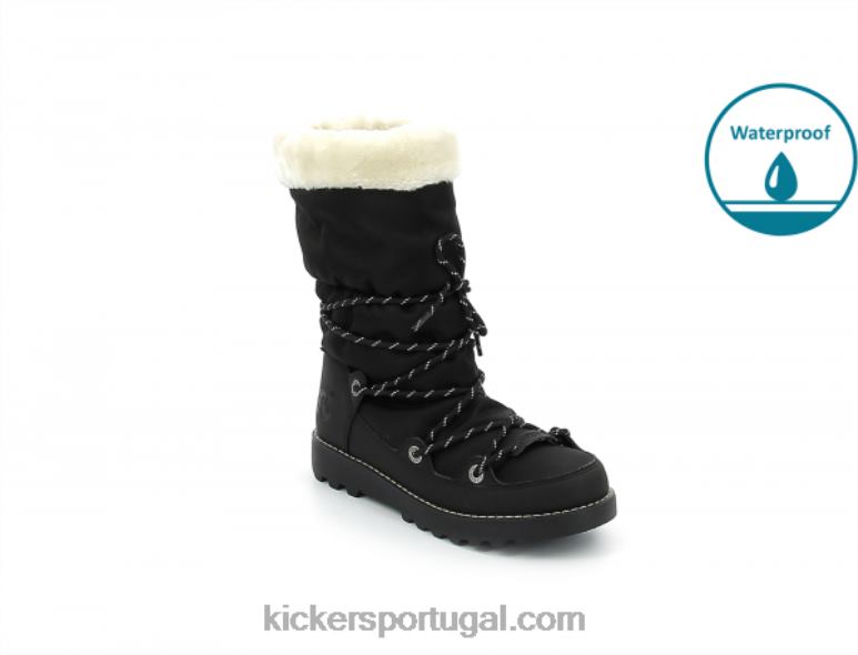 Kickers chutar neosnow preto V24TH233 mulheres