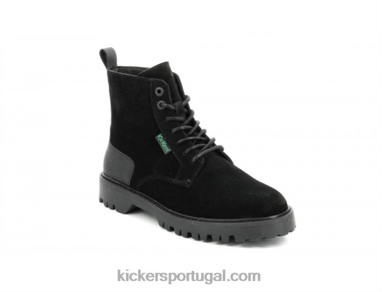 Kickers kick decklock preto V24TH216 mulheres