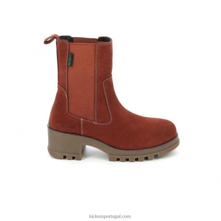Kickers kick happy orange rouille V24TH215 mulheres