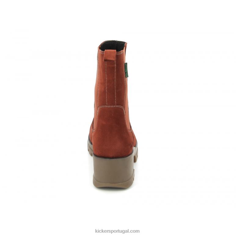 Kickers kick happy orange rouille V24TH215 mulheres