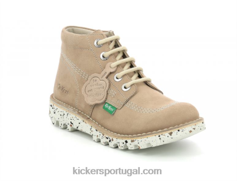Kickers neorallye bege V24TH231 mulheres