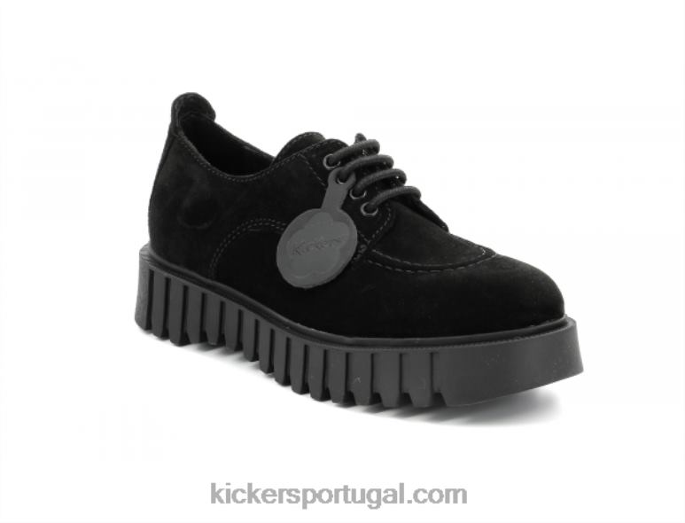 Kickers chutar preto famoso V24TH139 mulheres