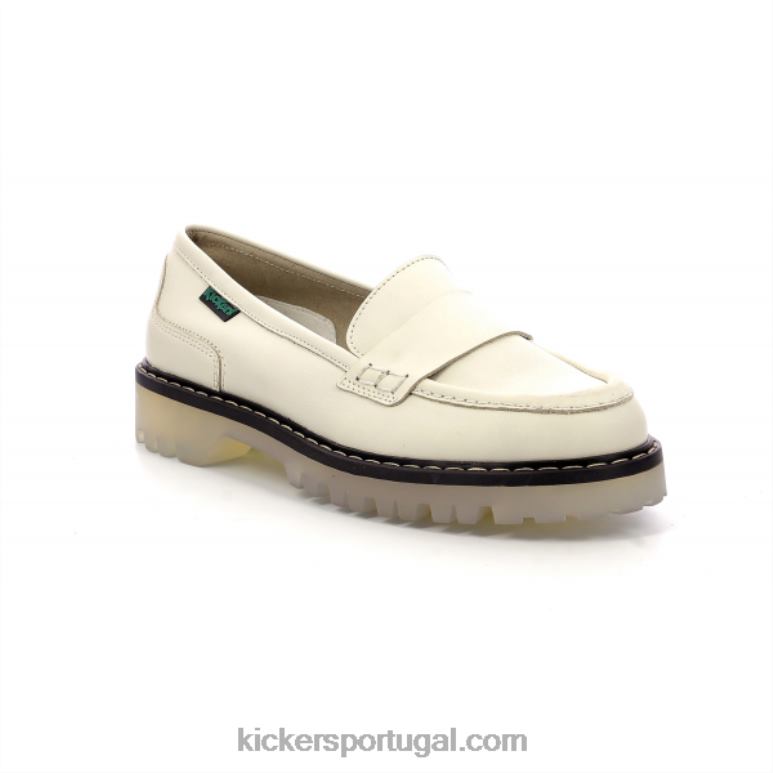 Kickers mocassim deck off white V24TH154 mulheres
