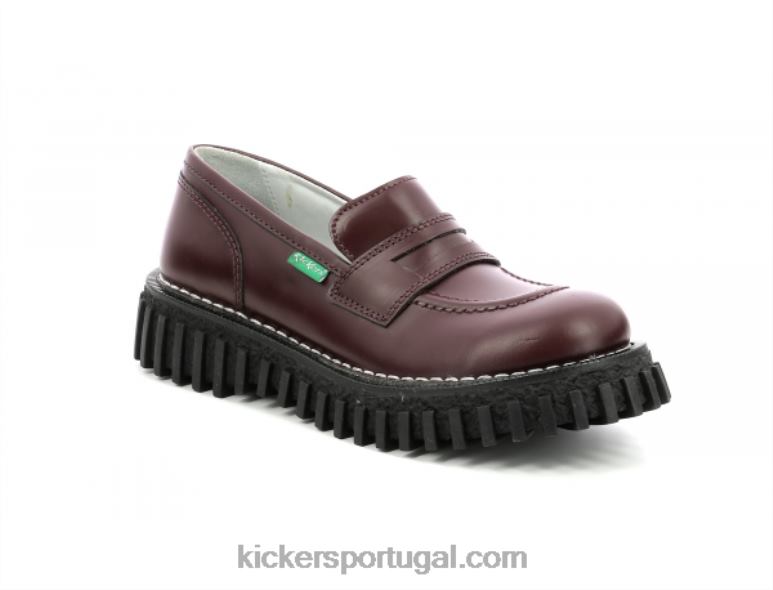 Kickers borgonha atual V24TH186 mulheres