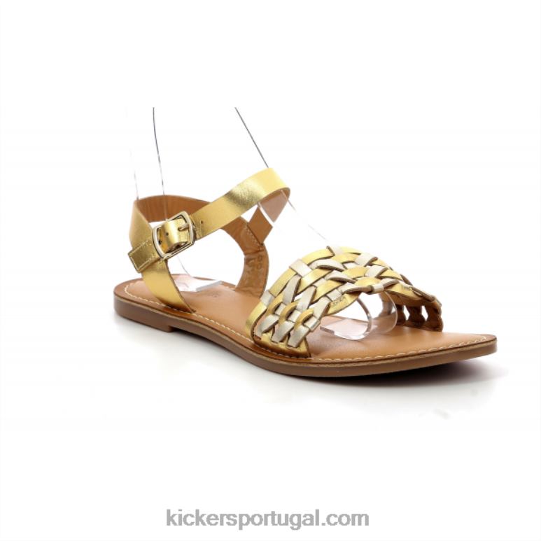 Kickers Kick Dash Gold V24TH94 mulheres