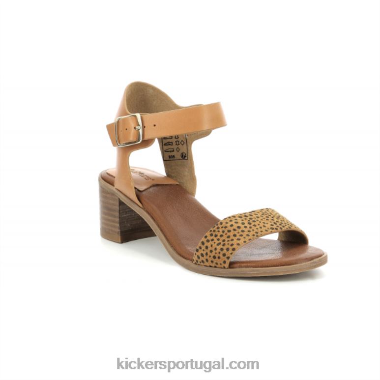 Kickers Volou Camel Black Print V24TH79 mulheres