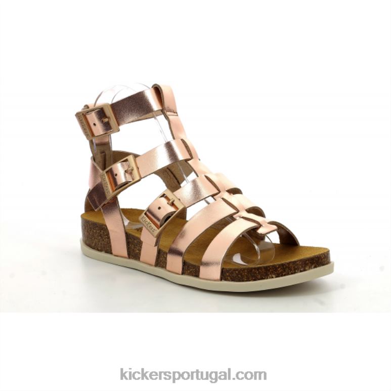 Kickers chutar alexa ouro rosa V24TH111 mulheres