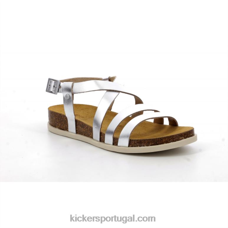 Kickers chutar alice prata V24TH127 mulheres