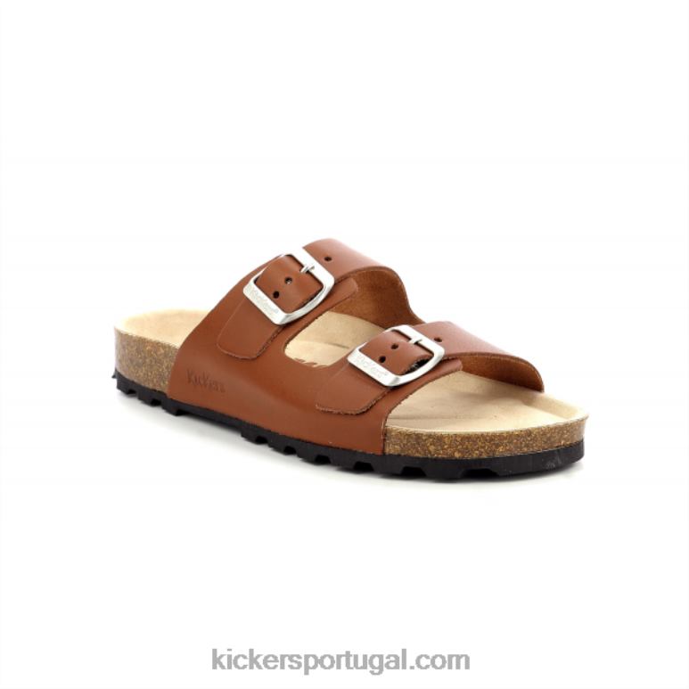 Kickers chute alce marrom claro V24TH71 mulheres
