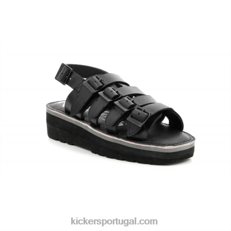 Kickers chute oi ensolarado preto V24TH107 mulheres