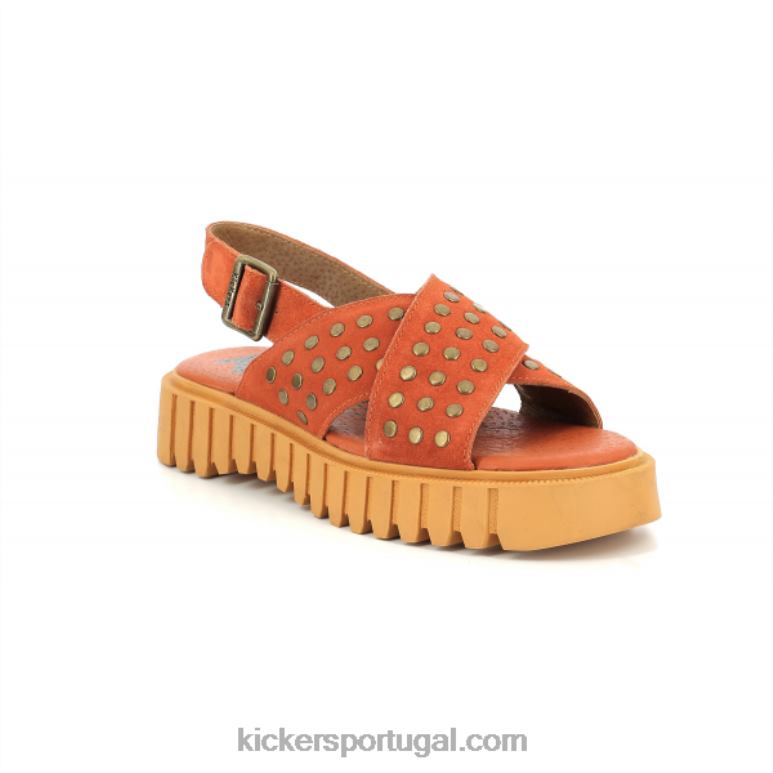 Kickers kick fact tijolo laranja V24TH46 mulheres