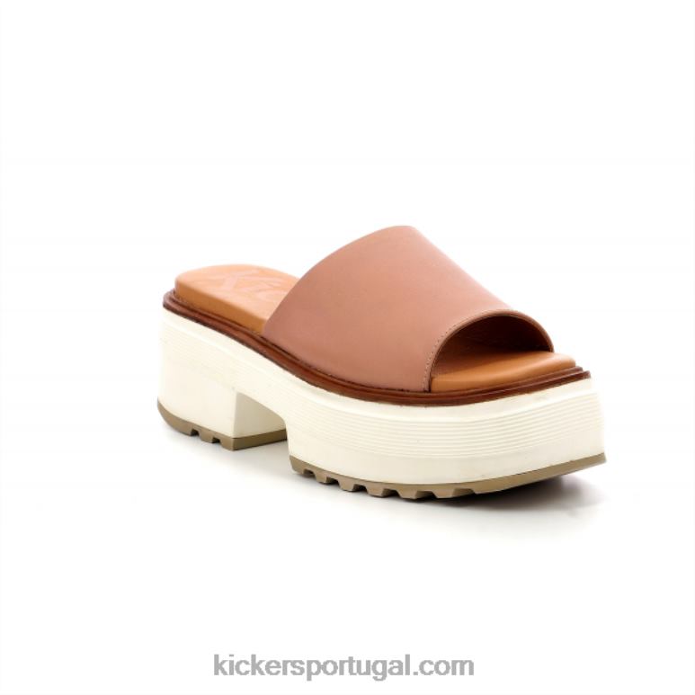 Kickers kick hela bege claro V24TH126 mulheres