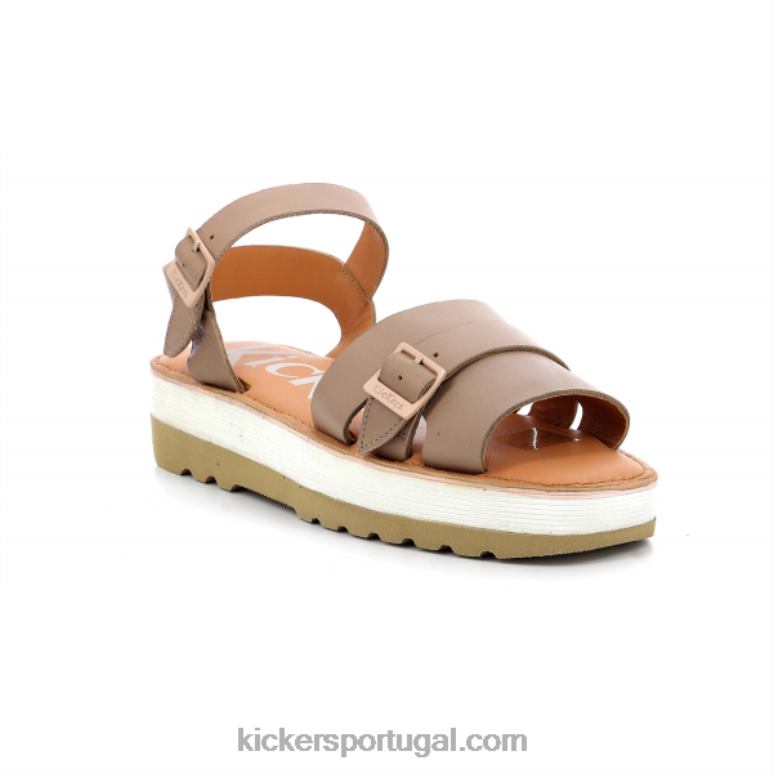 Kickers kick hi sunset bege claro V24TH119 mulheres