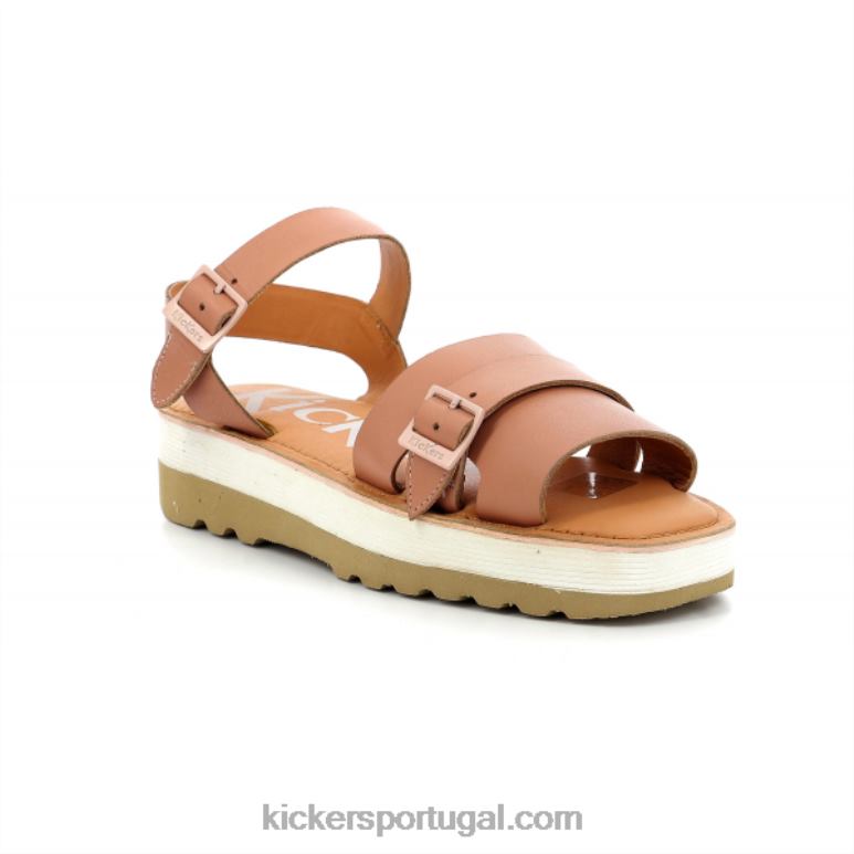 Kickers kick hi sunset bege claro V24TH120 mulheres