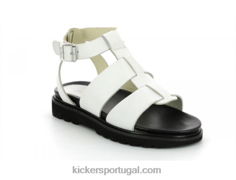 Kickers neorock branco V24TH125 mulheres