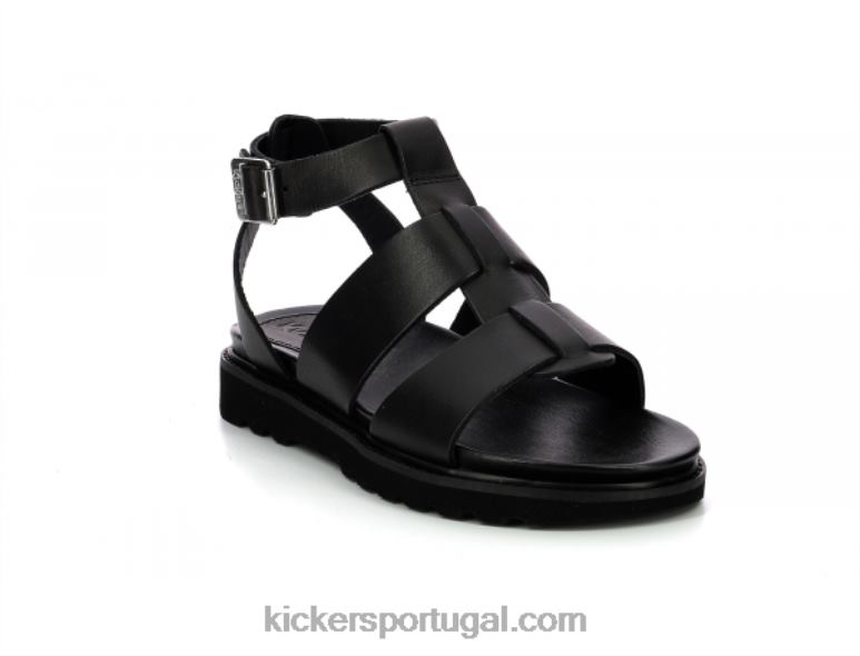 Kickers neorock preto V24TH124 mulheres