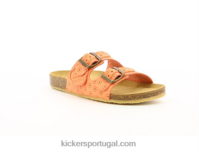 Kickers nude rosa ecológico V24TH48 mulheres